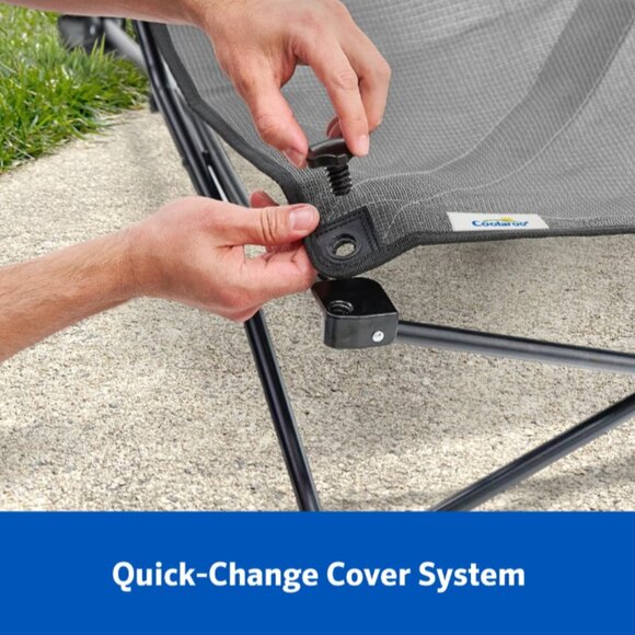 Dog Bed Coolaroo On The Go Cooling KING Elevated, Steel Grey, BRAND-NEW - Picture 4 of 8